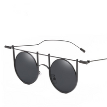 Load image into Gallery viewer, Steampunk Round Sunglasses Women