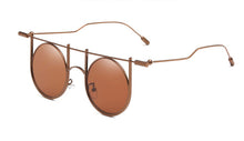 Load image into Gallery viewer, Steampunk Round Sunglasses Women