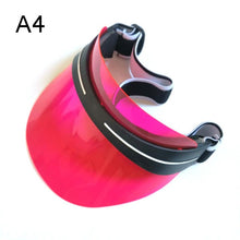 Load image into Gallery viewer, 2019 New Unisex Visor  Sun Hat Transparent  Plastic PVC