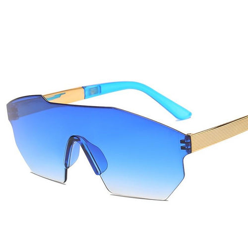 New Oversized Frame Irregular Sunglasses Unisex