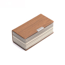 Load image into Gallery viewer, Men Women Portable Imitation Wood Glasses Case